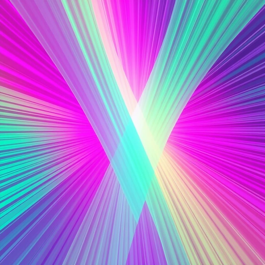 Synthwave Rhythm in Neon and Pastel Hues