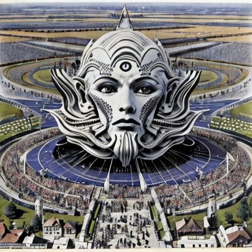 Abstract Illusion Generated by AI