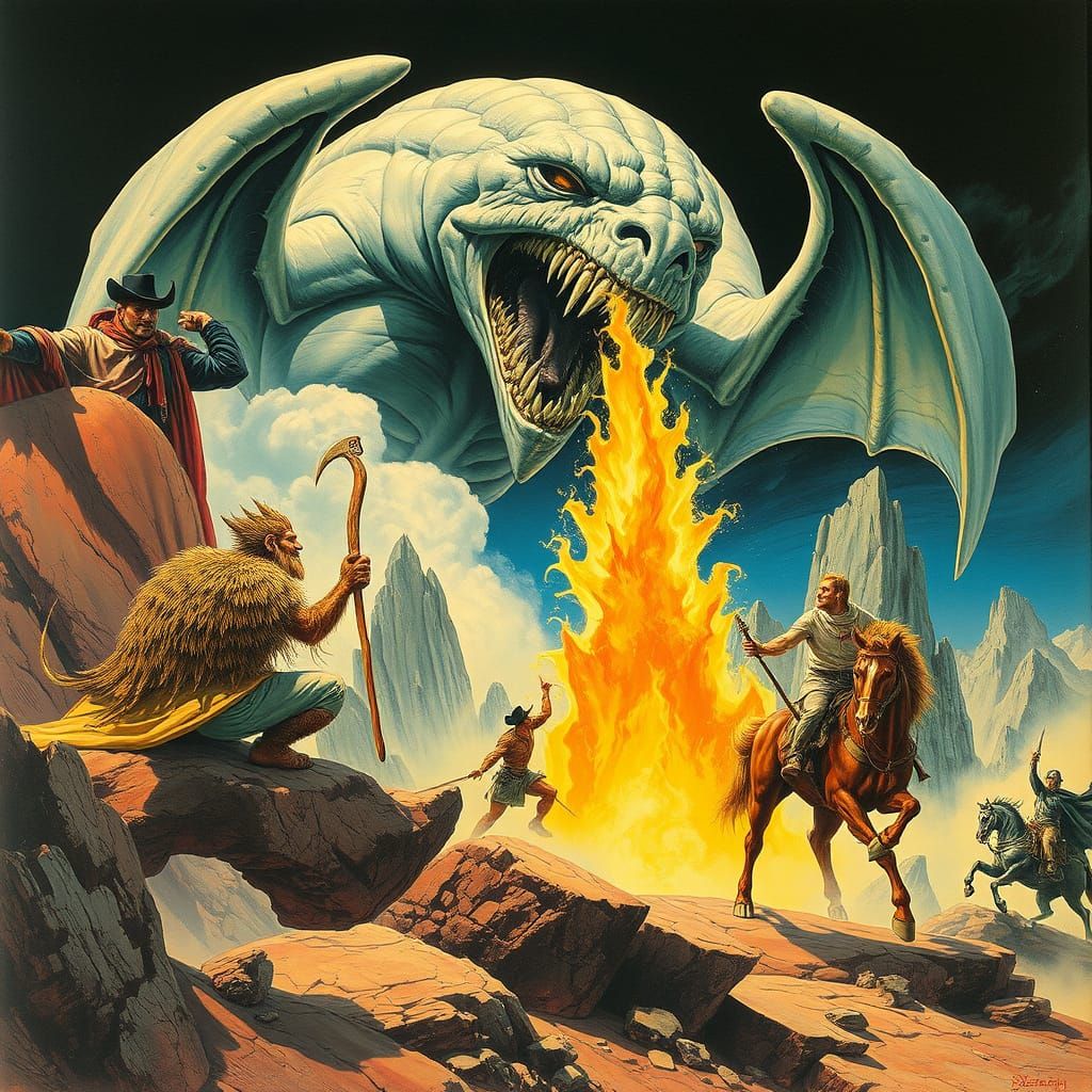 Heroic Fantasy Warrior in the Style of Vallejo