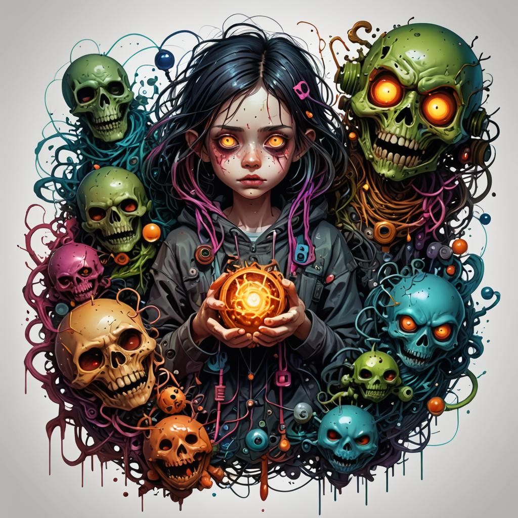 String Drives Me Crazy: Juxtaposed Digital Art