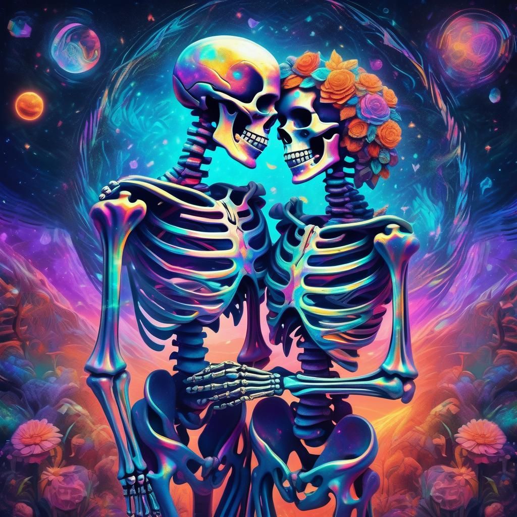 Skeleton Couple