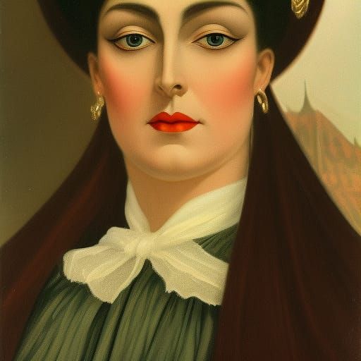 Vampire Lord in Coffin: Classical Portrait