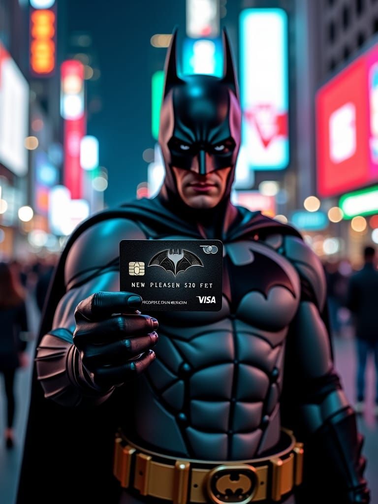 Batman Presents Batcard in Gotham: Photorealistic Cinematic ...