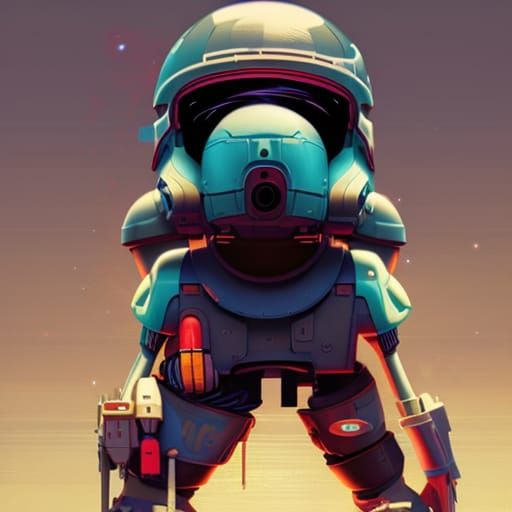 Afrofuturist Cosmonaut Goddesses in Oilpunk Style