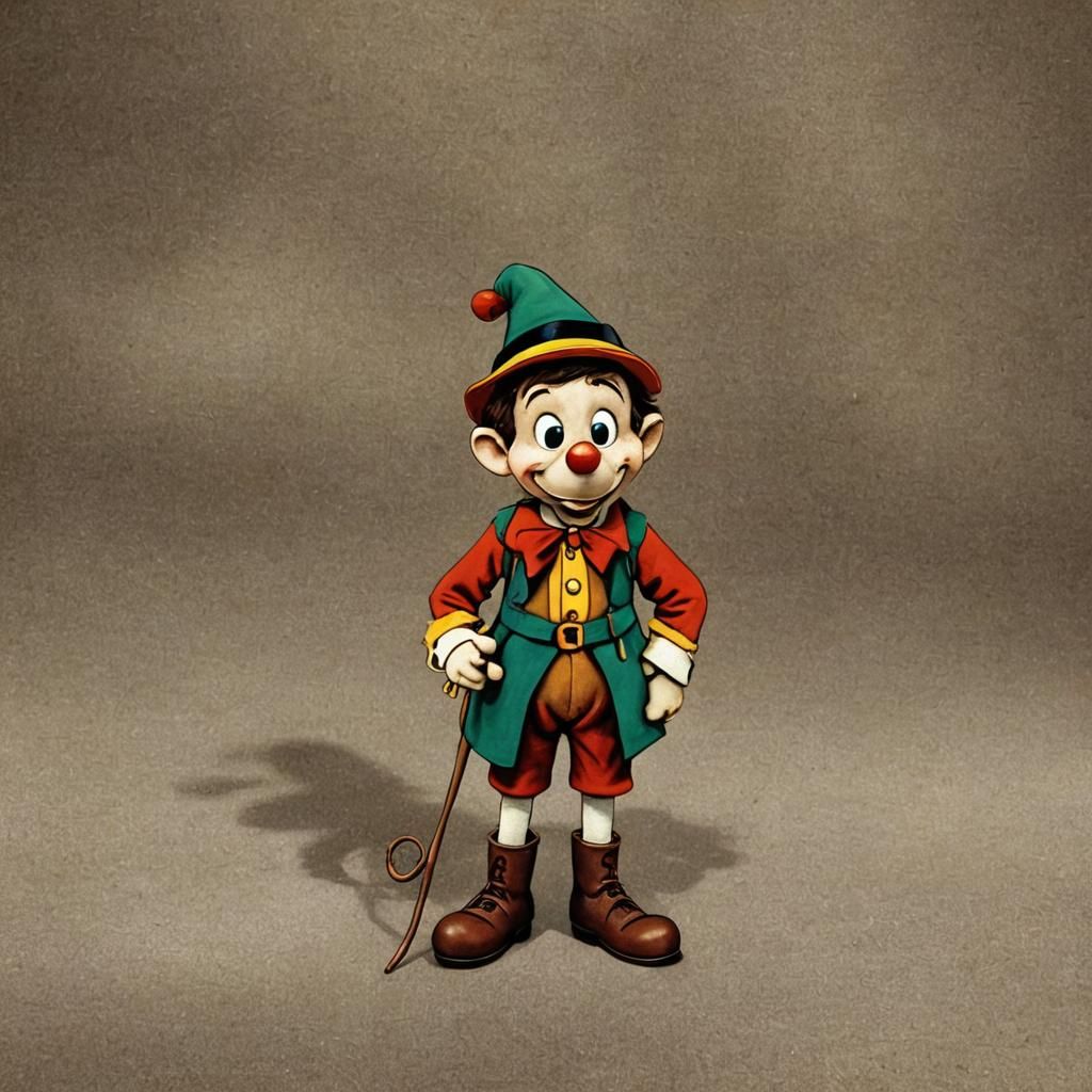 Muppet-Style Pinocchio Inspired by Jim Henson