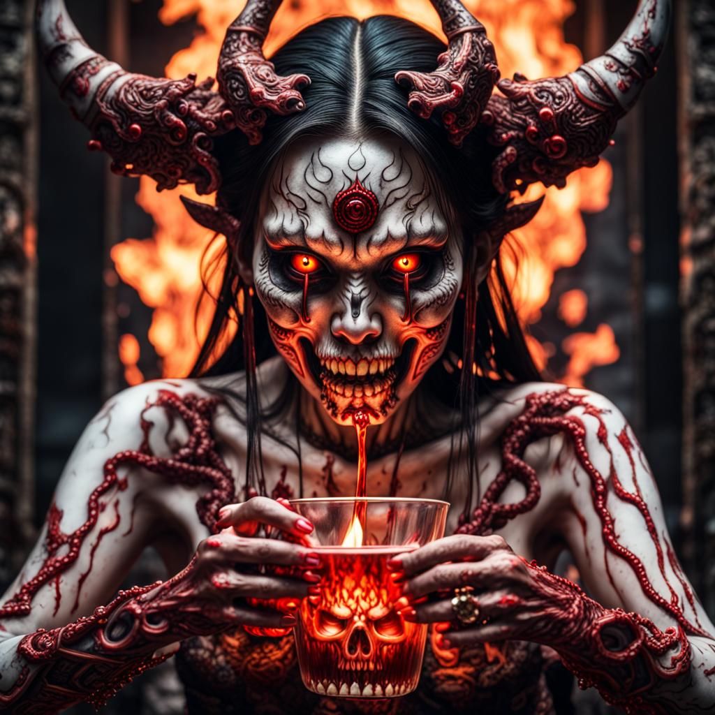 Hariti Demon Goddess #5 Pure Evil Vile Form (JPN)