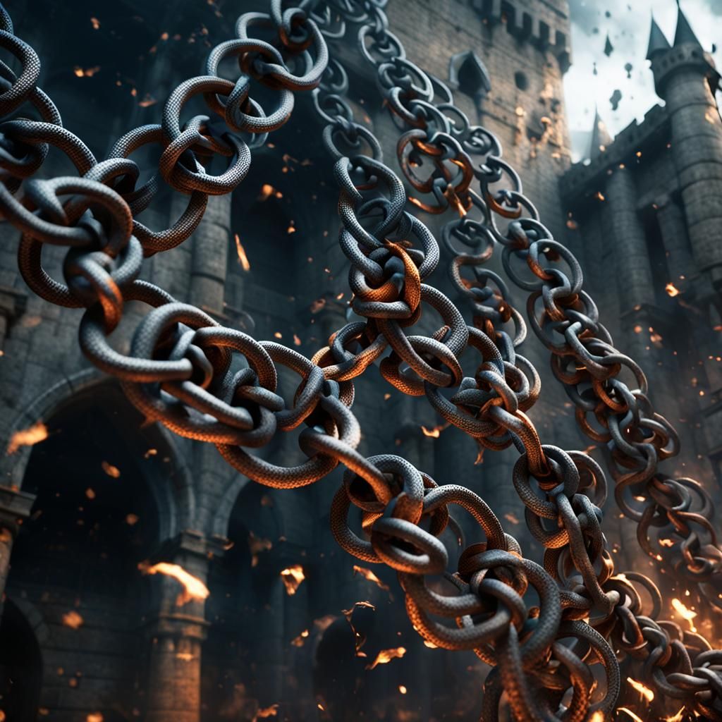 Dark Fantasy Chainmail Mass in Abandoned Castle