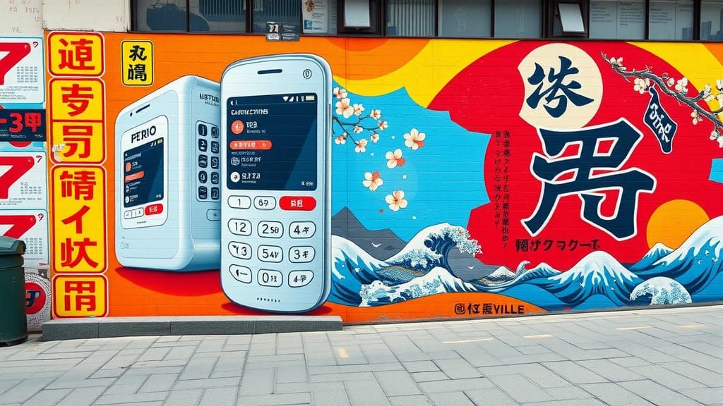 Vibrant Urban Mural in Graffiti Spray Style