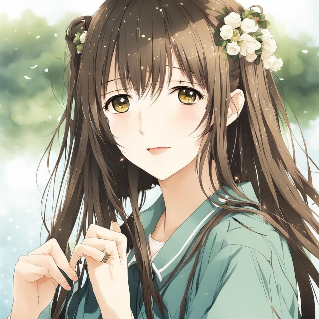 Anime Key Visual Art in Manga Style