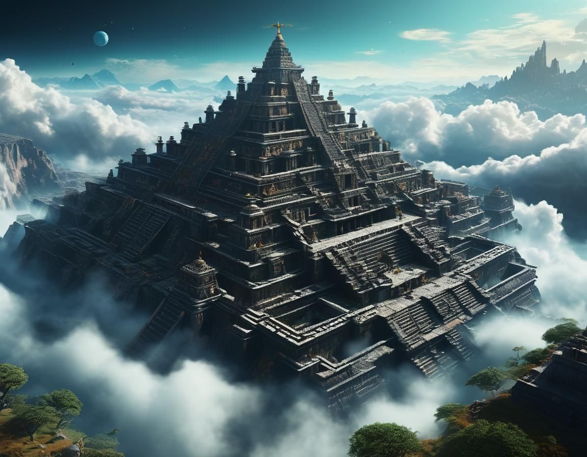 Phase-Space Astral Inca City in the Clouds