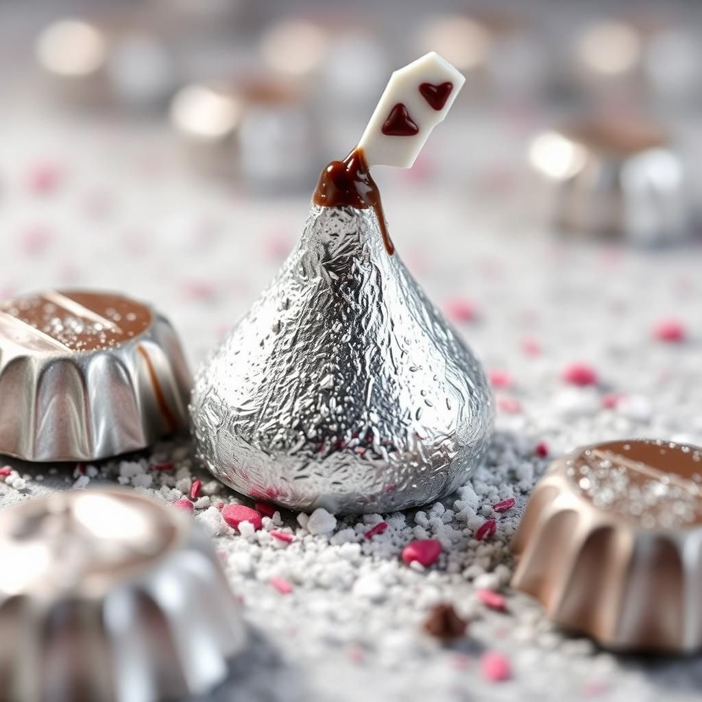 Classic Hershey's Kiss Close-Up