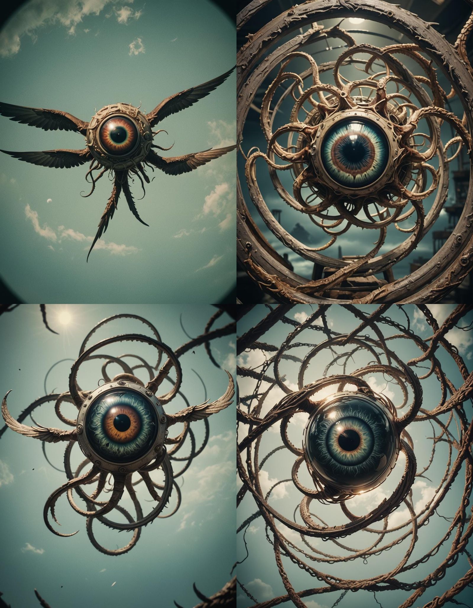 Biblically Accurate Angel with Rings and Wings