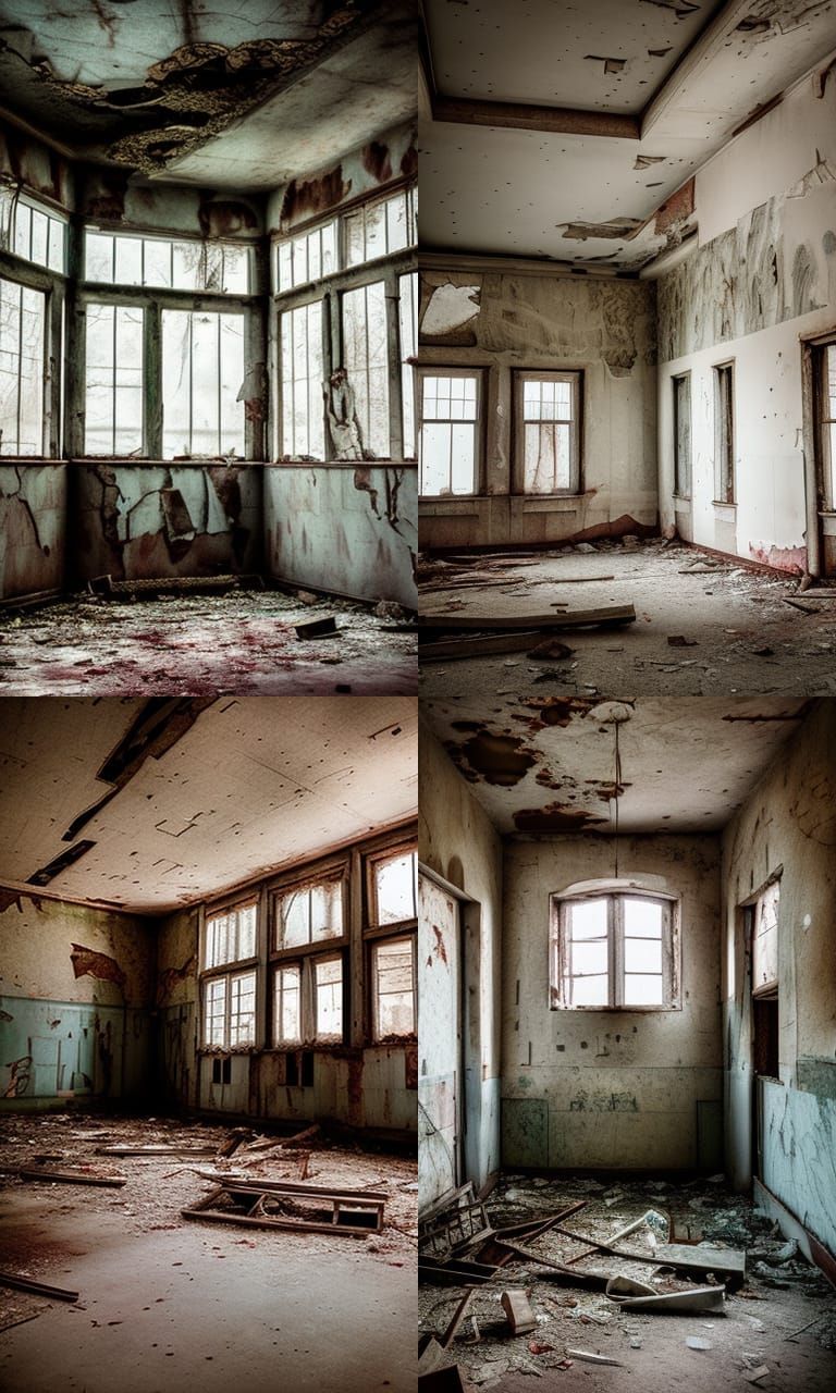 Despondent Wasteland: Abandoned Liminal Space Photography