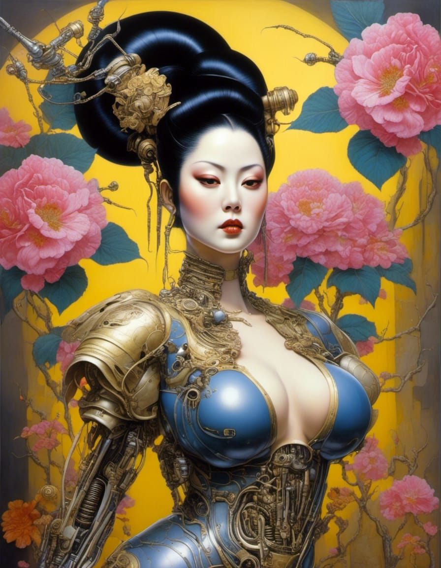Biomechanical Geisha: Half Woman, Half Robot