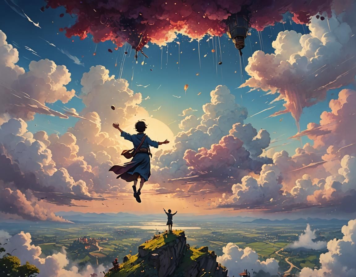 Holographic Starry Night Abstract Expressionism