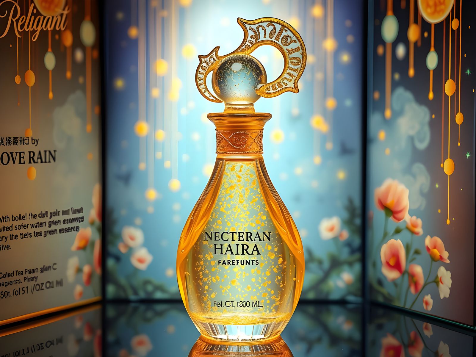 Golden Elixir in Pop Art Style