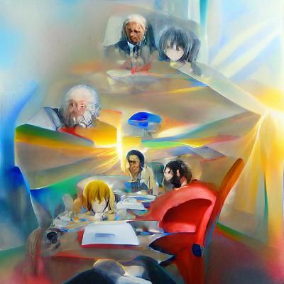 Philosophers at the Roundtable: Digital Anime Illustration