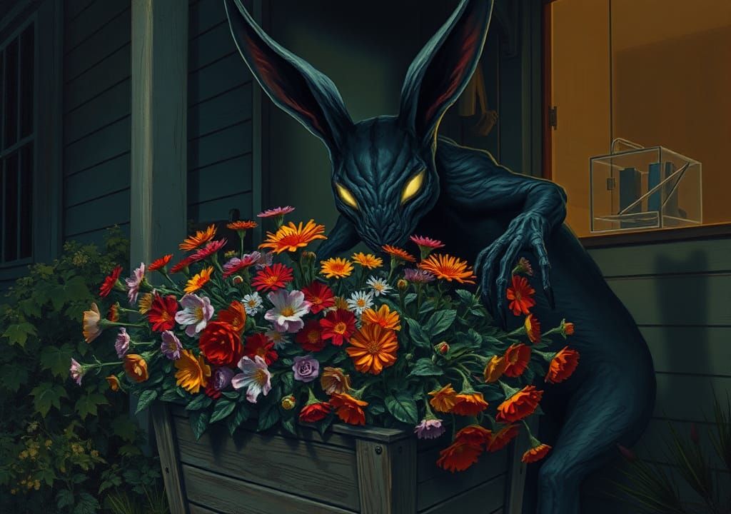 NO, you stubborn A.I., an Australian Bunnasur cryptid is NOT...