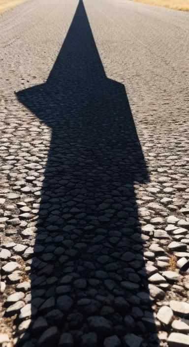 Shadow on Gravel: A Study in Texture