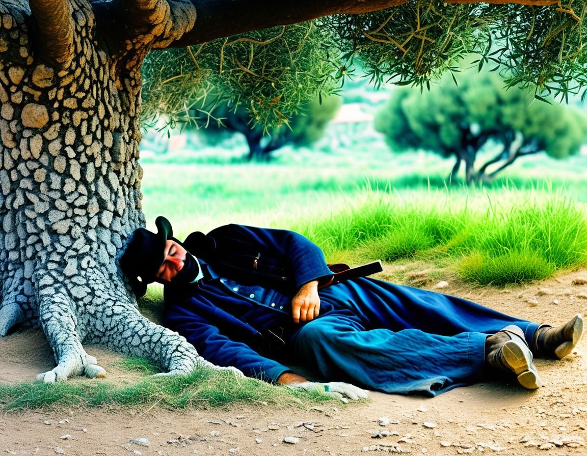 Sardinian Bandit under the Shadows