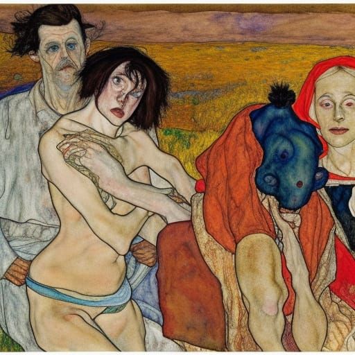 Eeyore's Daughter's Resurrection: Watercolor Art