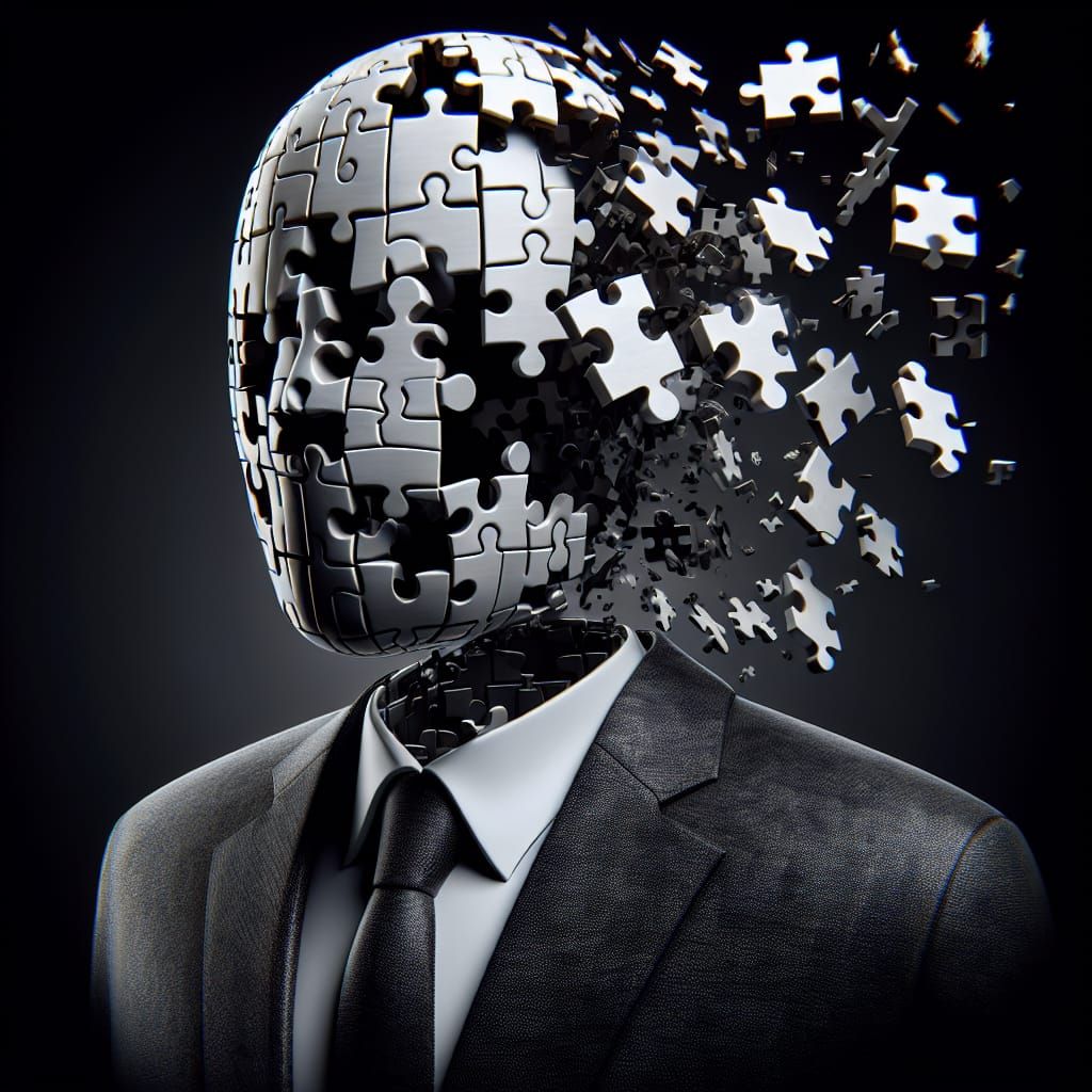 Fragmented dispersion of the personality in a jigsaw pieces ...