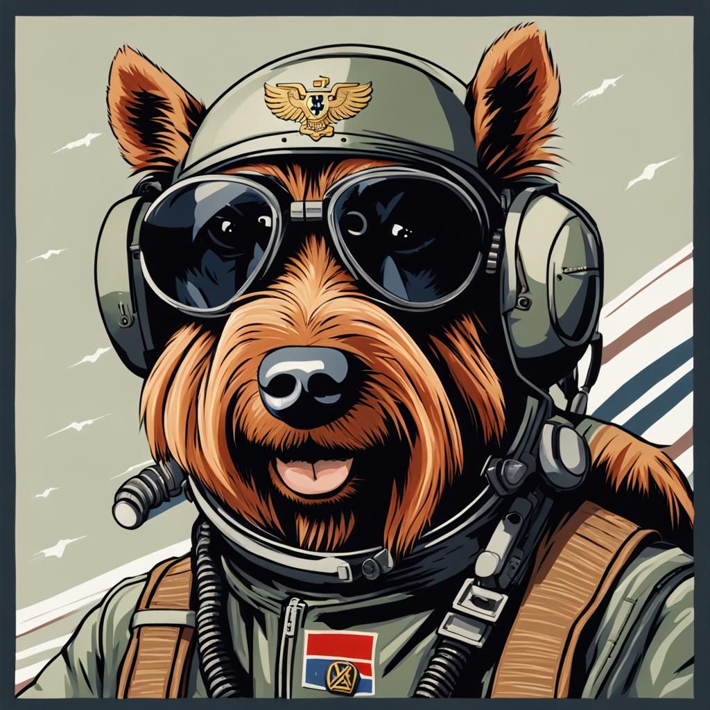 Alf as Fighter Pilot