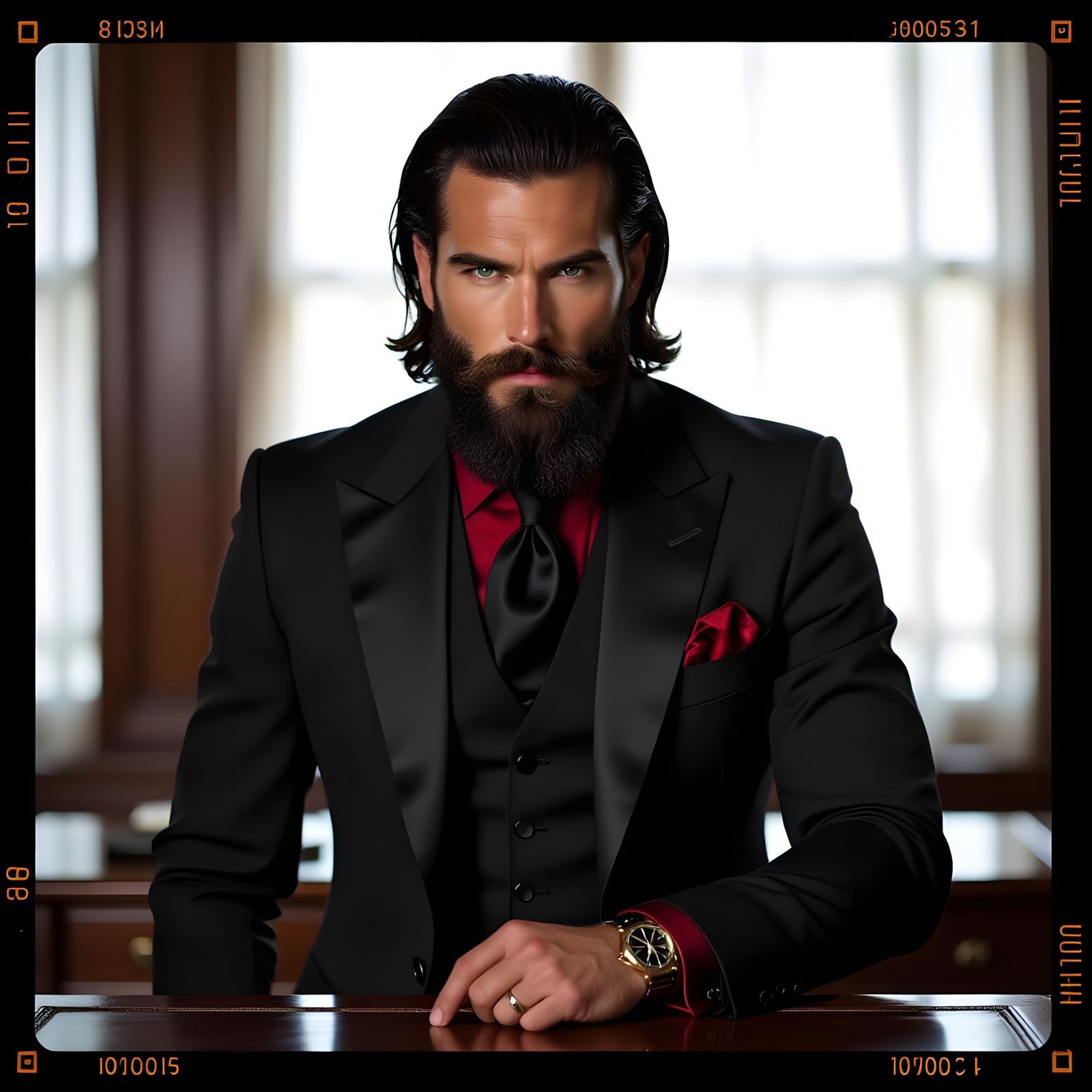 Alluring Adonis: A Portrait of Youthful Elegance