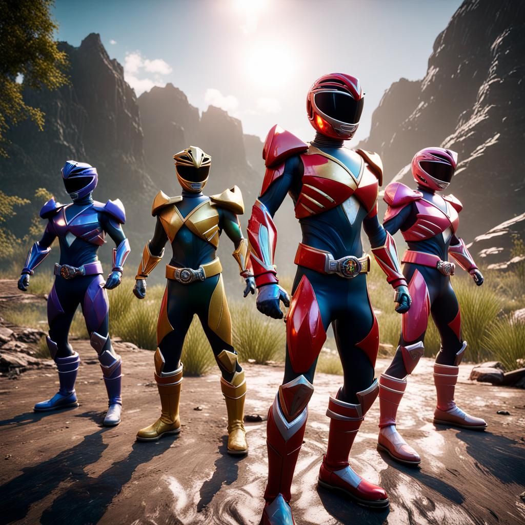 Power Rangers: Epic 3D Game Cinematic Graphics