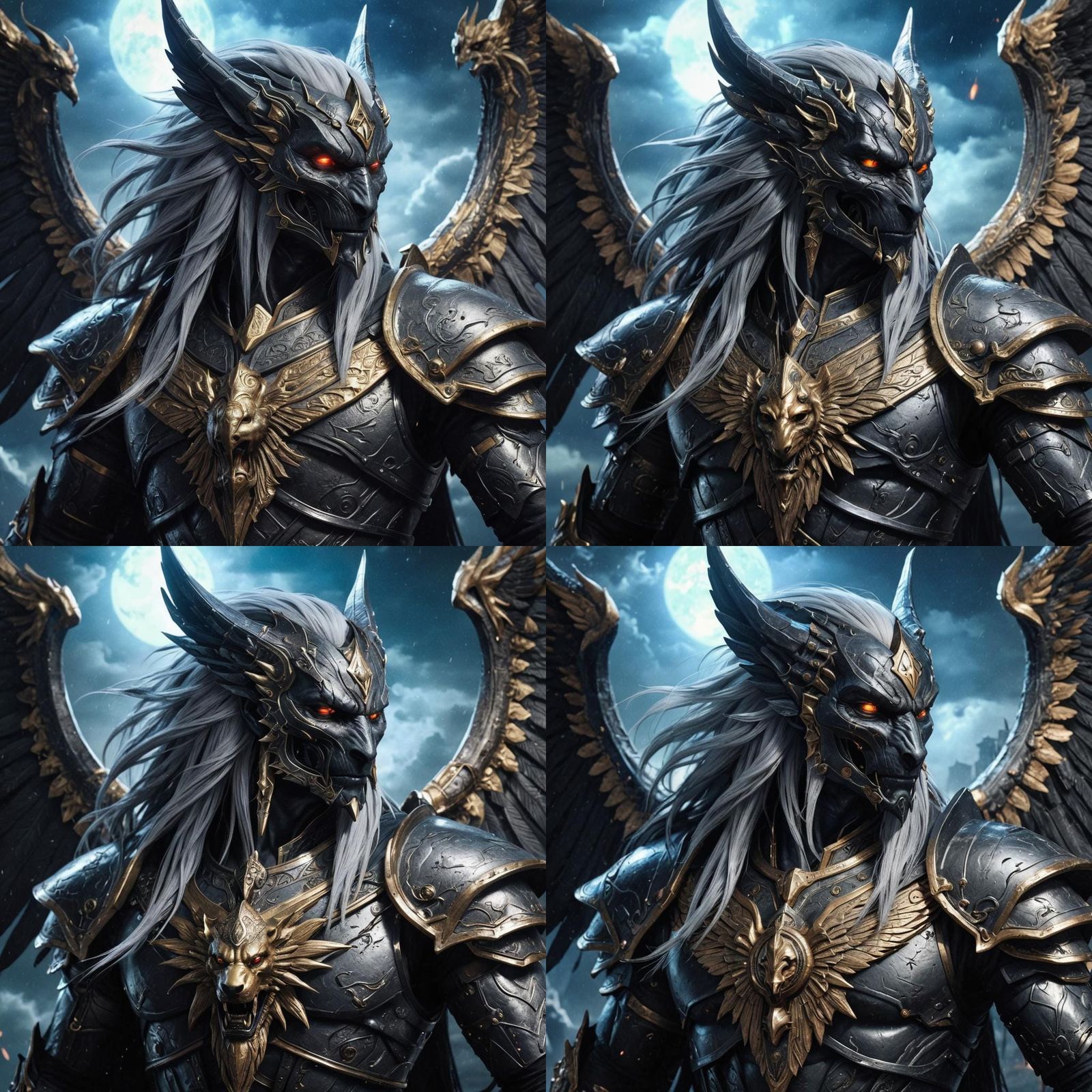 Realistic Sephiroth Anubis Hybrid Demon