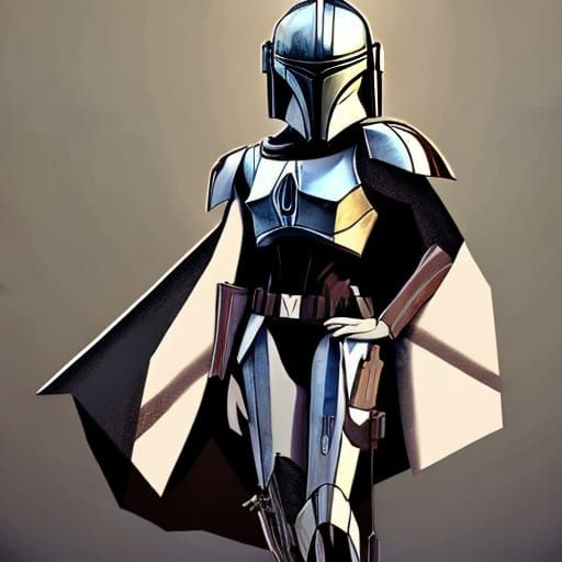 Bo-Katan Kryze Portrait in Cubist Style