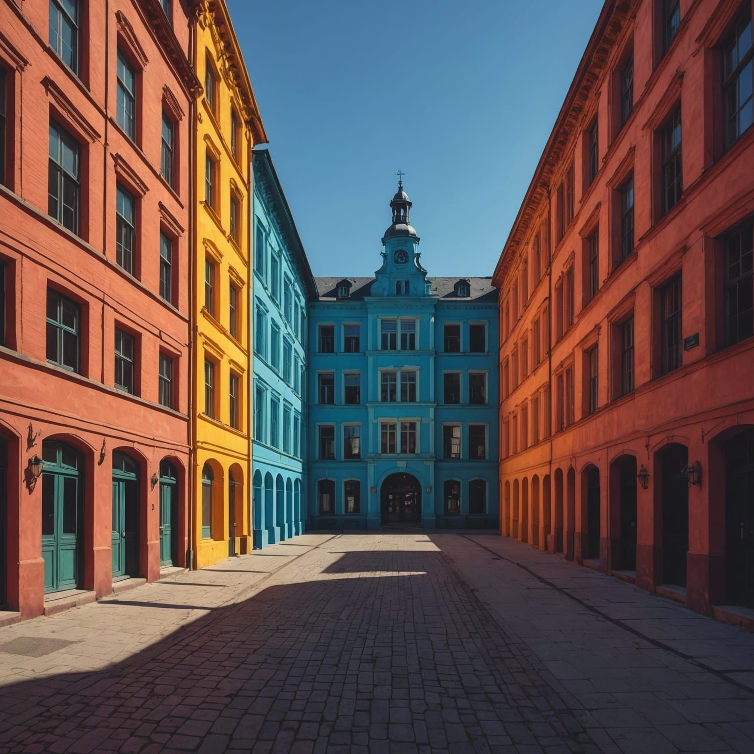 monochromatic Heidelberg school Octane Render draft heat wav...