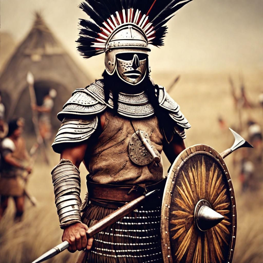 Aztec Pikeman in the Medieval Age