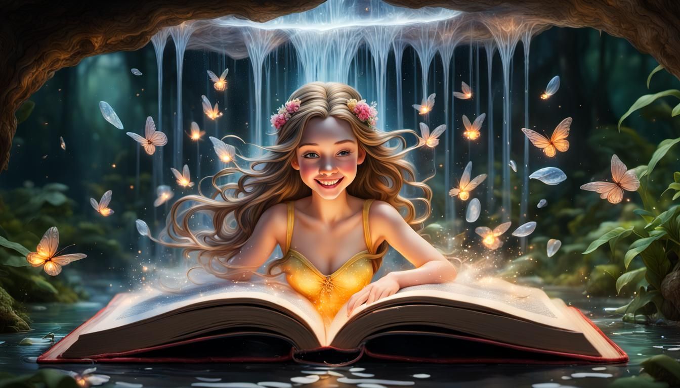 Disney Princesses Emerge from Fairy Tale Book