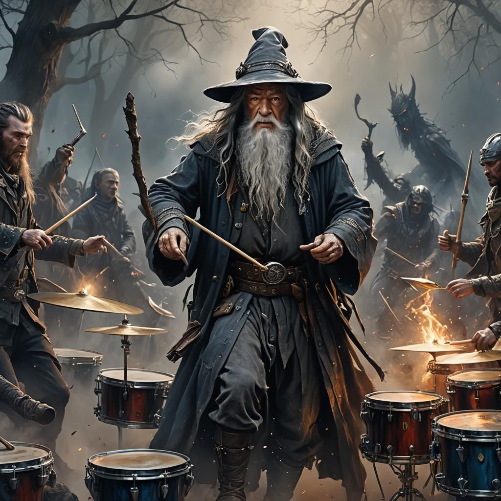 Gandalf punk rocker
