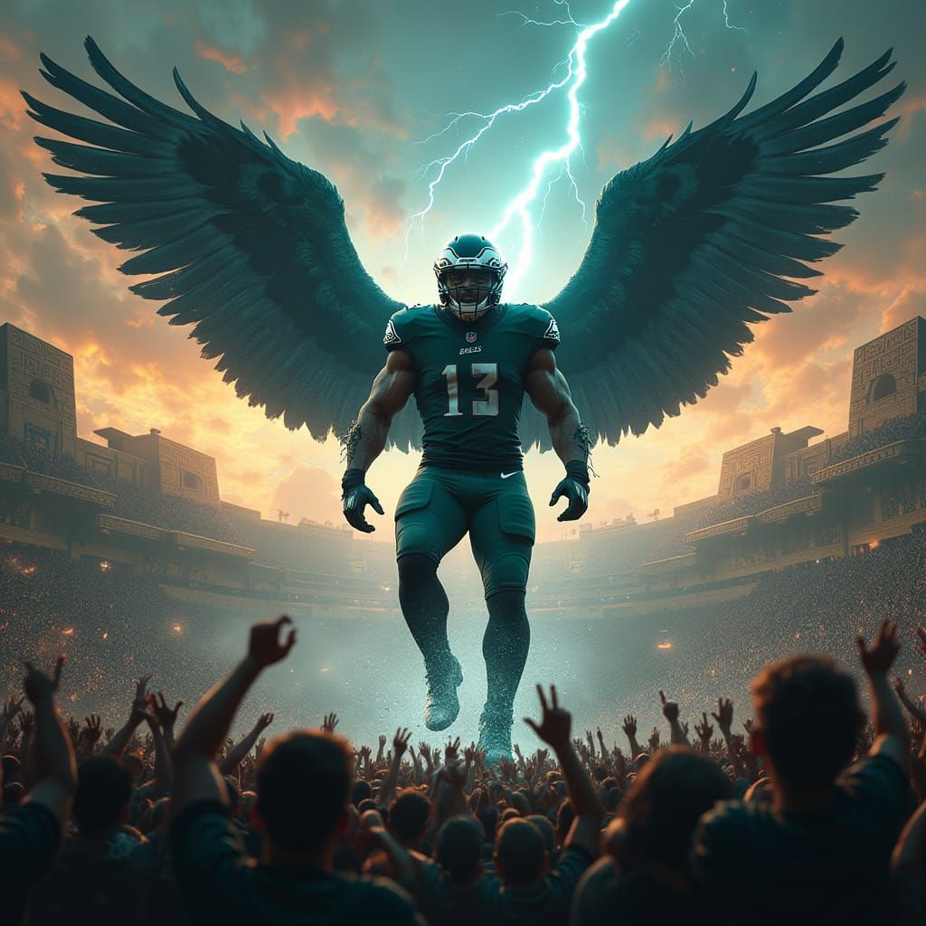 Eagles Defensive Lineman Unleashed in Epic Fantasy Stadium