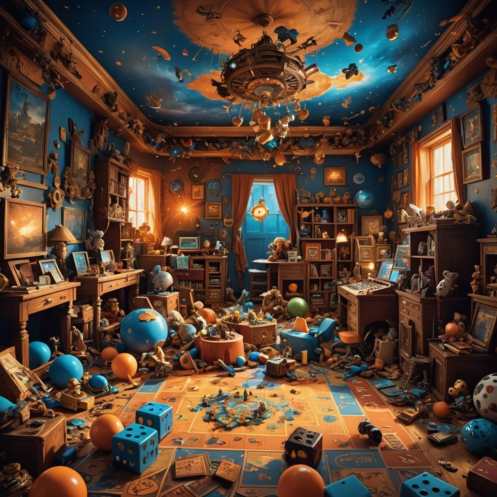 Fantasy Kids' Playroom in Digital Matte Painting