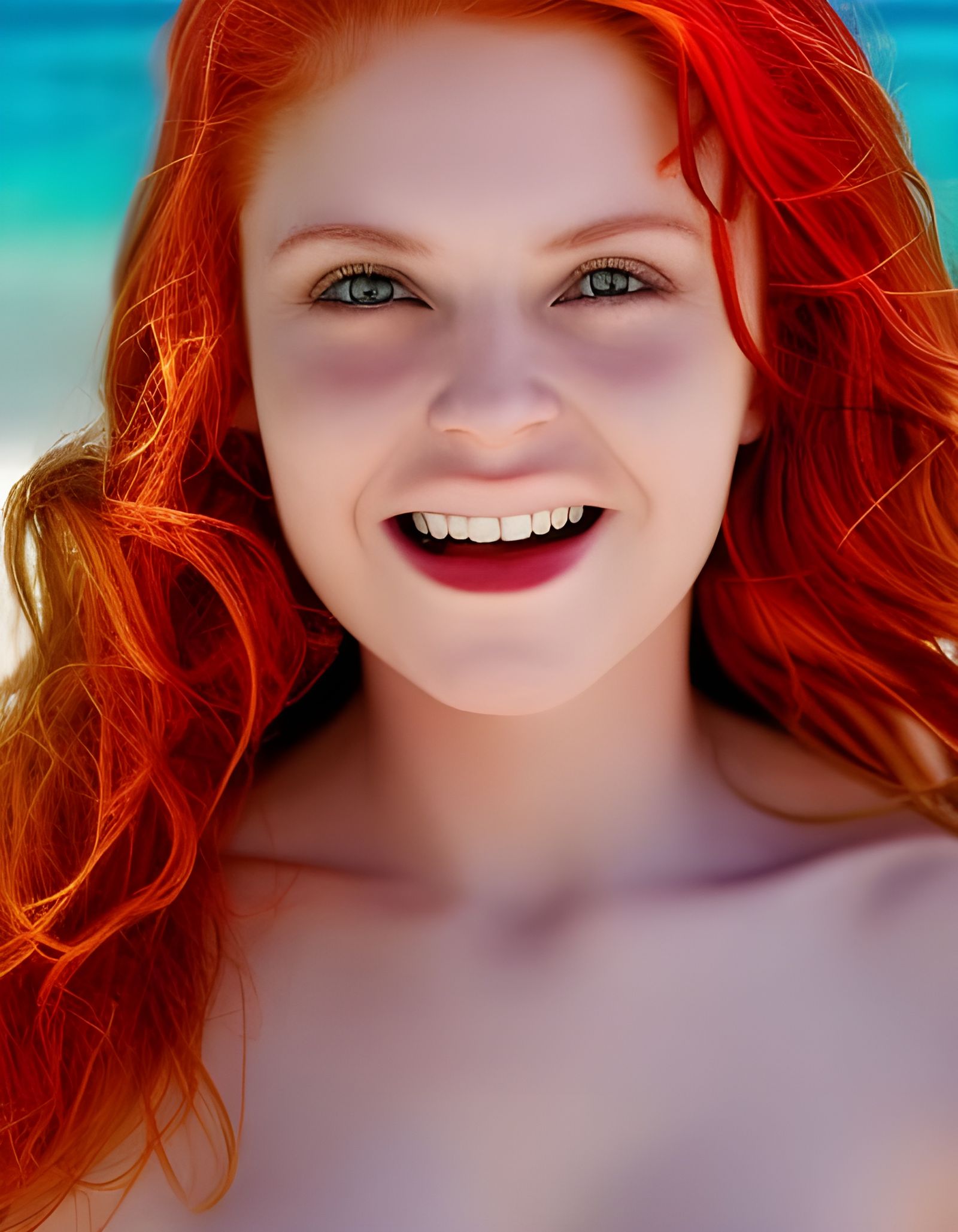 Sublime Woman, rRd Hair, Killer Smile