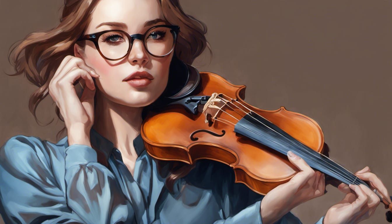 Three armed fiddle player with an itchy ear