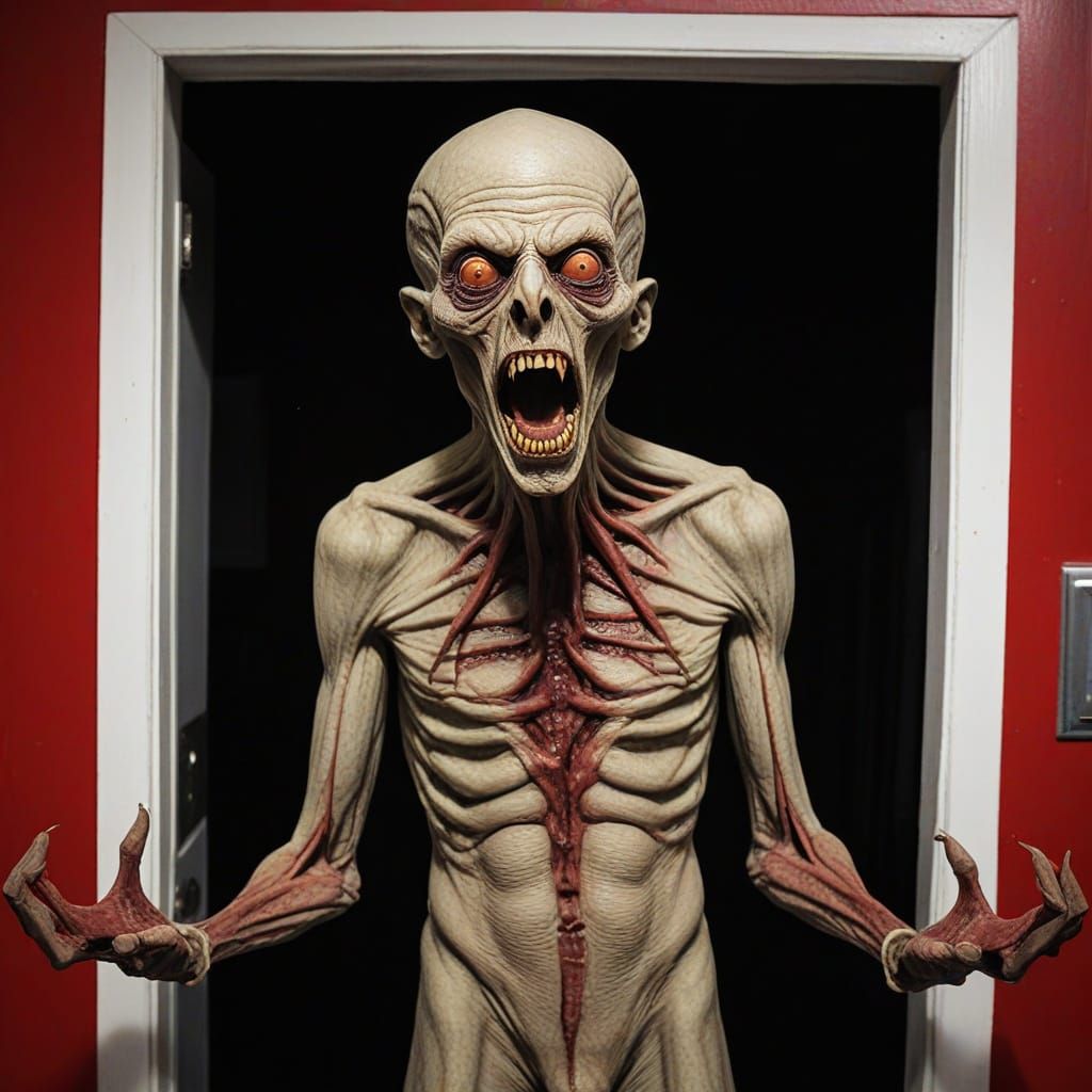 Terrifying Pharaoh Demon of Sleep Paralysis