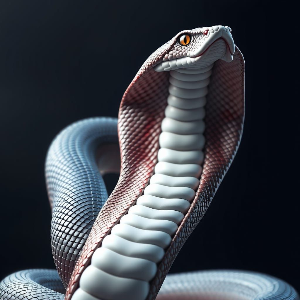 Cyberpunk Cobra Concept in 3D Anime Style