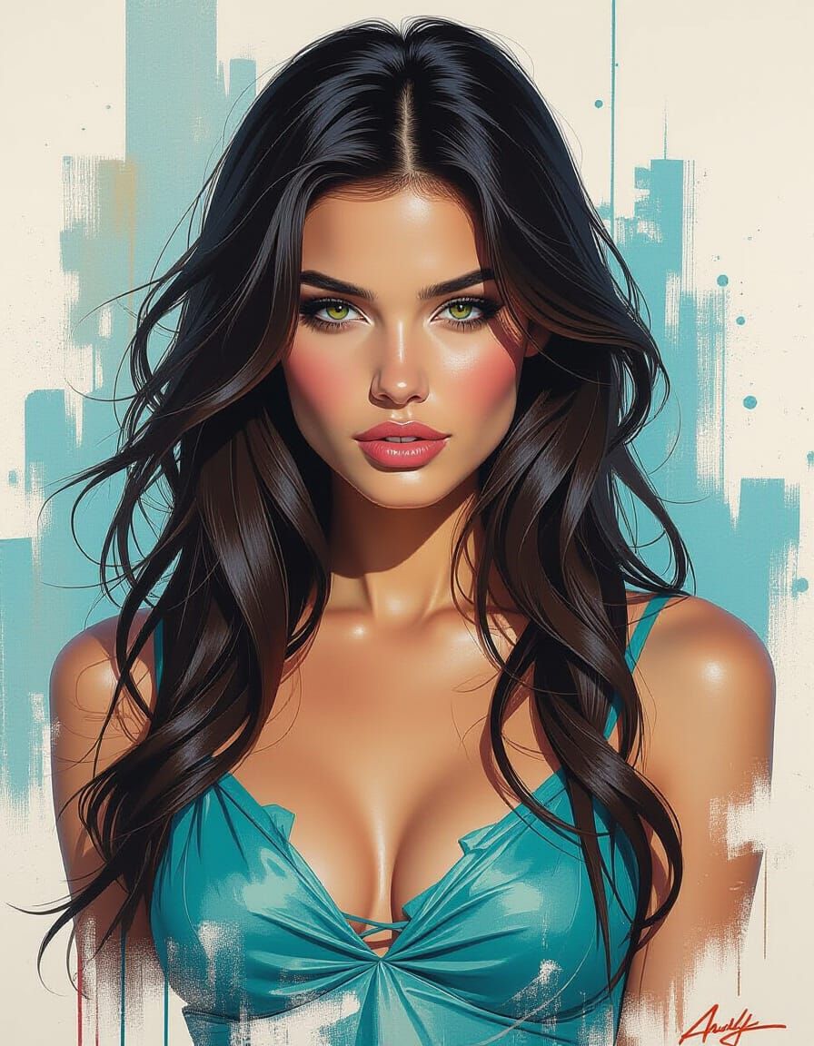 Ariel from The Tempest: Graffiti Style Speedpaint