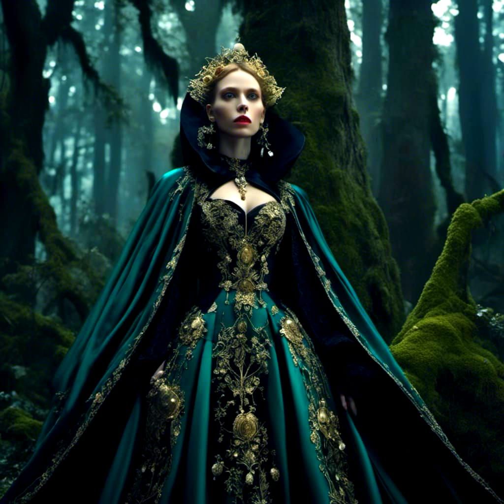 Dark Fantasy Realism Vampire Portrait