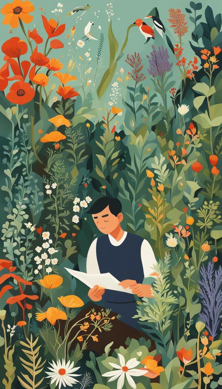Botanist Creates Herbarium in Gouache Style
