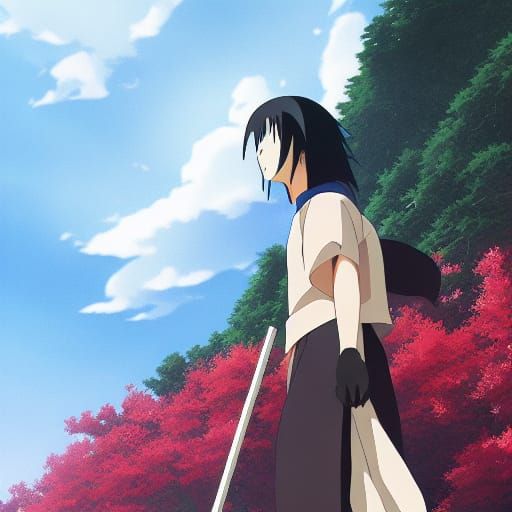 Anime Key Visual in Studio Ghibli Style