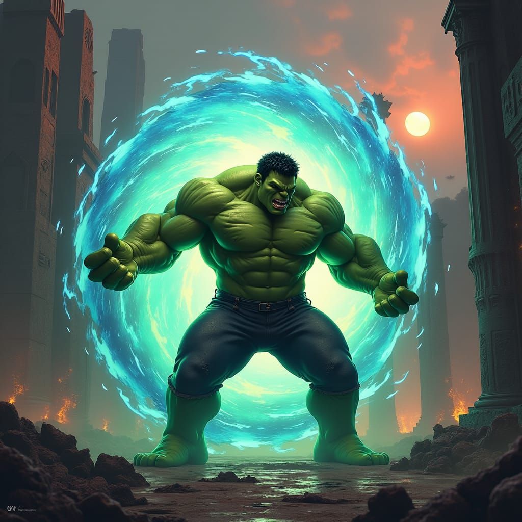 Hulk's Dance in Ancient Ruins