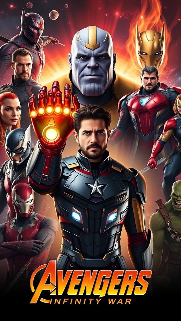 Avengers: Infinity War Poster with New Hero