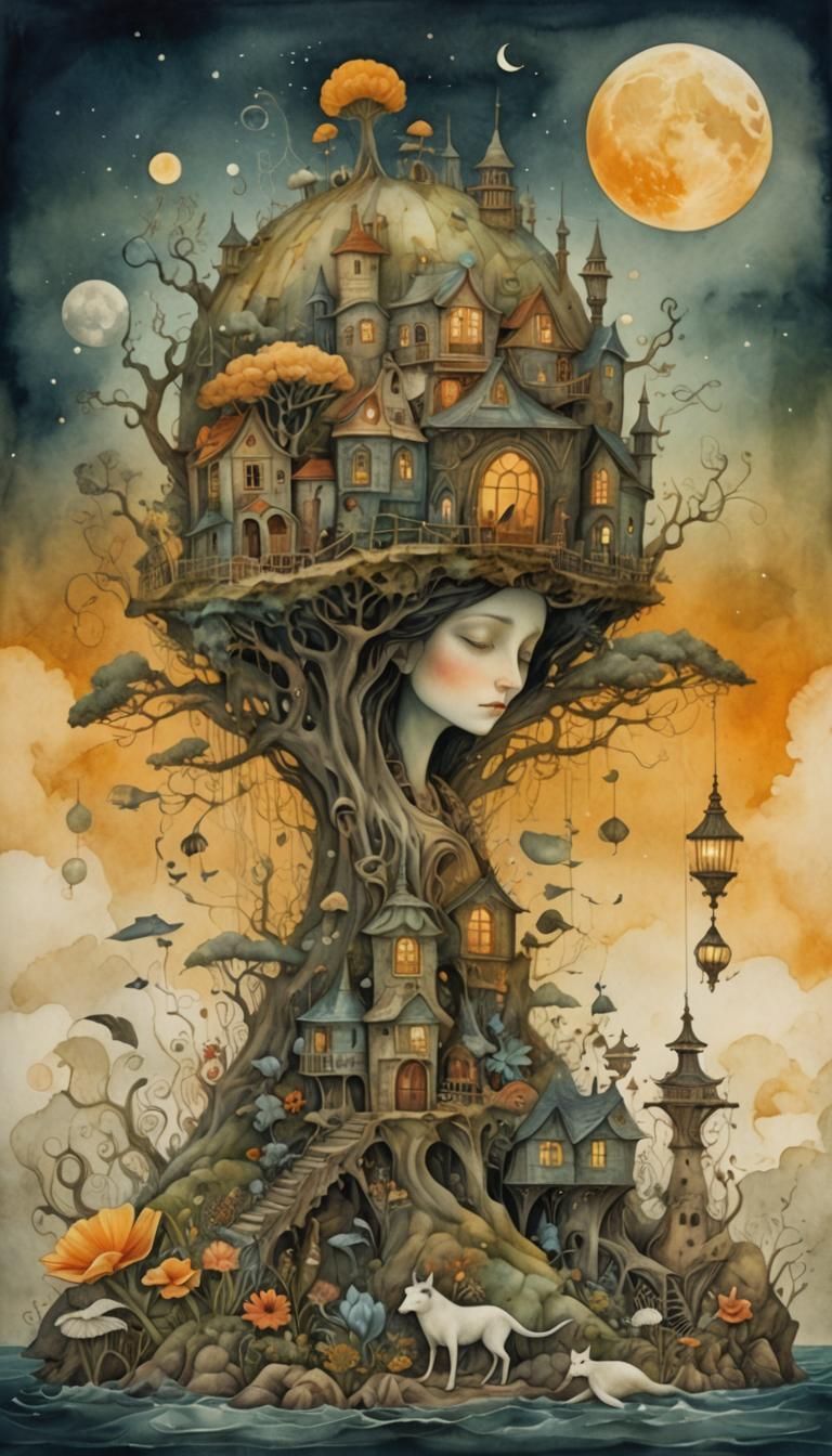 Surreal Seascape Dreams in Vibrant Colors