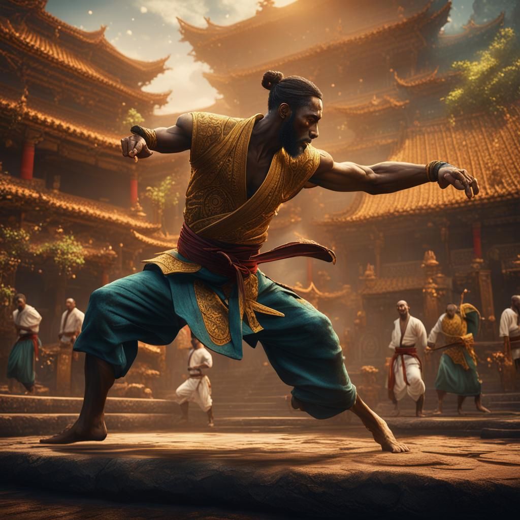 Capoeira Martial Arts in Fantasy Concept Art