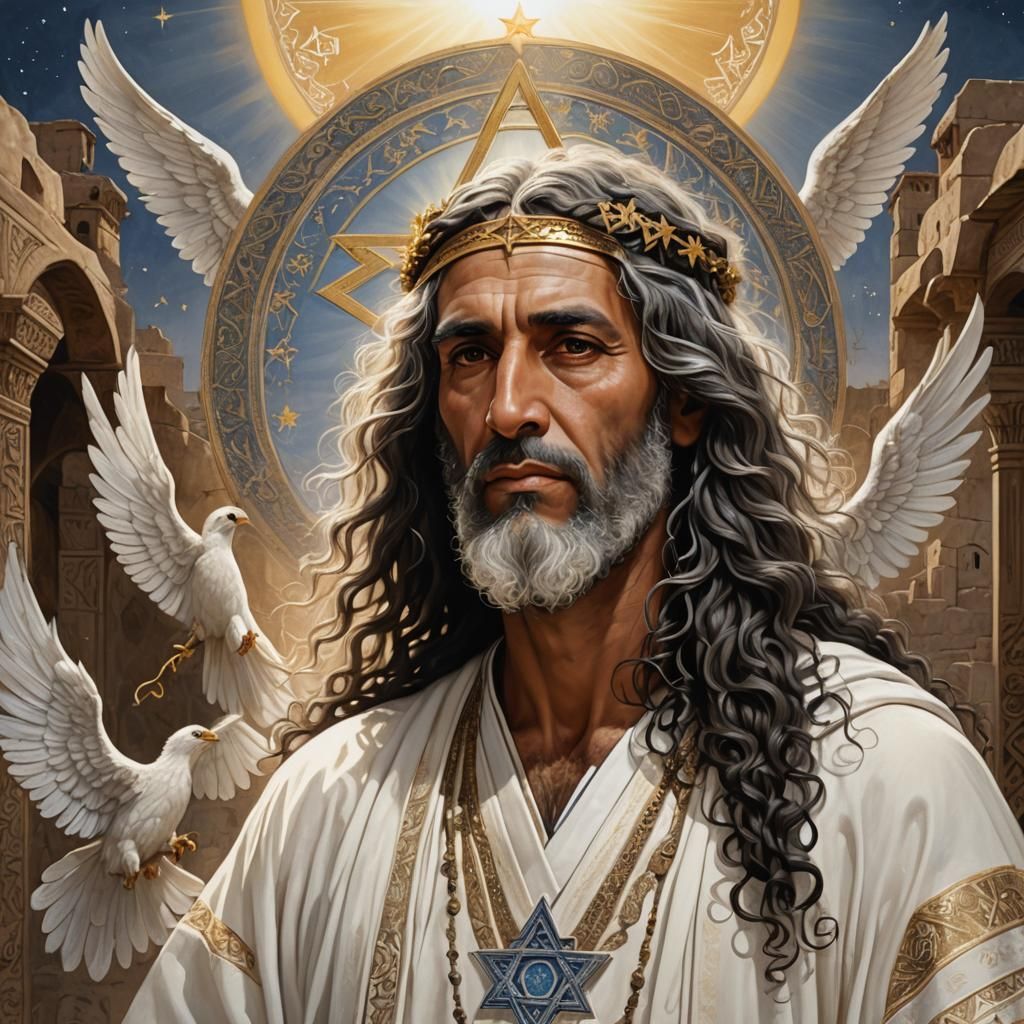 Dumah: Angel of Silence in Ancient Jerusalem Style